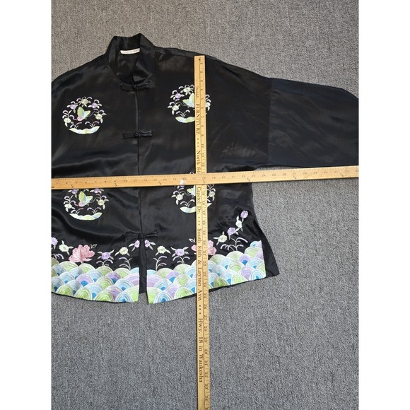 Victoria's Secret P/S Chinese Silk Embroidered Art-to-Wear Jacket Coat - Picture 7 of 10